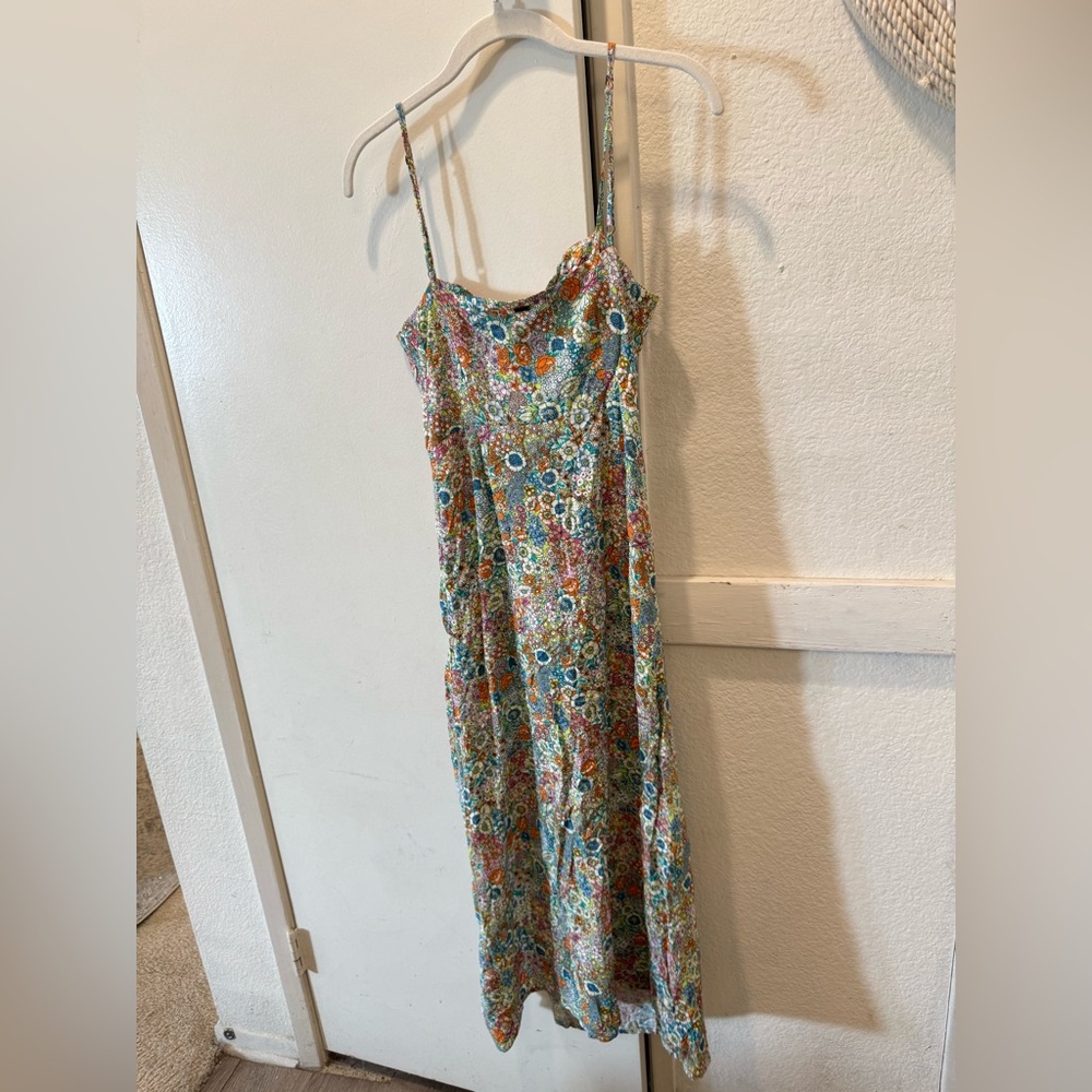 O’Neill Tavia Floral Ruched Midi Dress S - Picture 6 of 12